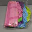 20 Pcs Mesh Shower Caddy Bags Portable Mesh Beach Bags Bulk with Zipper & 2 Pockets Hanging Toiletry and Bath Organizer for Gym Swimming Travel Camping College Dorms Beach (Fluorescent Color)