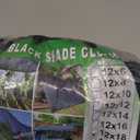 E.share 40%-50% Black Sun Shade Cloth for Garden - 12Ft X 18Ft Mesh Tarp with Grommets for Vegetables, Greenhouse, Plants, Patio, Chicken Coop, Barn & Kennel