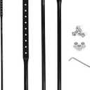 Heavy Duty Metal Thick Stake for Yard Signs, 51 Inches Long Metal Posts with Hardware