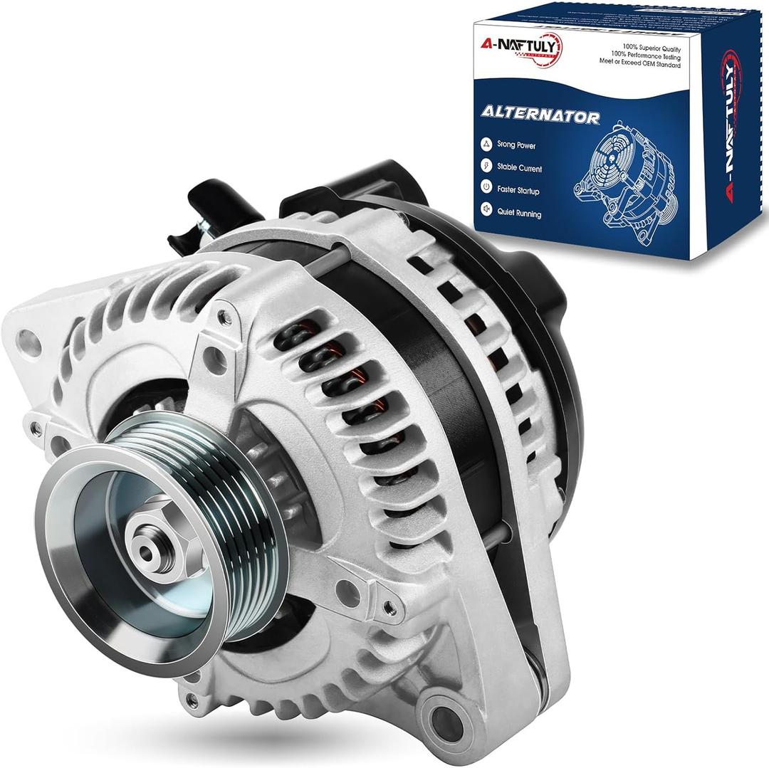 New Alternator Fits for Honda Odyssey 2008 2009 2010, Pilot Ridgeline 2009-2011, Acura MDX RL TL ZDX 09-14, 130A High Output Alternator Replacement 11391, 104210-5920, 31100-RGW-A01