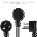 KMC 12-Outlet Surge Protector Power Strip with 8 USB Charging Ports (5V/10A), 2500J,6-Foot Cord