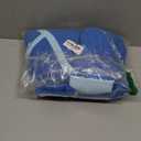 Panadila Womens Half Zip Sherpa Fleece Pullover Soft Oversized Sweatshirt with Pockets Warm Fuzzy Sweater (Medium, Bright Blue)