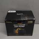 Bezente Balloon Pump Electric, 3-in-1 Portable Black Gold Electric Air Machine Balloon Pump Dual Nozzle Balloon Inflator for Inflatables and Latex 260q Foil Balloons