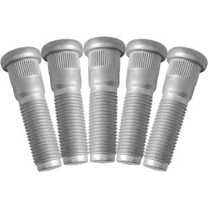 5PCS Wheel Studs M14x1.5 Lug Stud 57mm Bolt Compatible with 2011-2024 Tesla Model 3 S X Y Jeep Wrangler Grand Cherokee Dodge Durango & 2012-2021 Ram 1500 4000 6509858AA