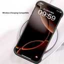 for iPhone 17 Pro Case with Camera Lens Protector, Minimal No Back Bumper Frameless Slim Thin Lightweight Silicone Bumper Cover Compatible with MagSafe Wireless Charging (Black)