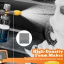 Foam Cannon for Pressure Washer, Car Wash Foam Gun Kit, Tool Daily Foam Cannon with 1/4 Inch Quick Connector, Soap Cannon for Pressure Washer, Car Foam Sprayer