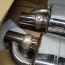 3 Inch Valved Muffler Electric Exhaust Cutout with Muffler Cat Back Exhaust System Kit (2pcs)