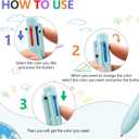 18 Pack Ballpoint Pens, 0.5mm 6-in-1 Colored Ballpoint Pen, Retractable Fine Point Pens, Colorful Ballpoint Pen Gel Ink Pens, Ballpoint Pens Smooth Writing Pens, for School Office Supplies