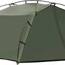 3 Person Camping Tent PU3000 Waterproof Lightweight Backpacking Tent 5-Min Setup 117x91inch Outdoor Shelter for Hiking, 117.6 x 91.2 x 48"