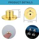 Heavy Earring Support Backs,AKRUWELRY 4pcs Large Earring Backs for Droopy Ears Locking Earring Lifter Replacements for Heavy Earrings Tight Earring Backings for Stretched Earlobes,Mixed Color