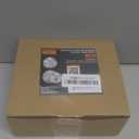 BESTTEN Keyed Same Exterior Door Knob and Single Cylinder Deadbolt Combo Set, Keyed Alike Entry Door Knobs with Lock and Keys for Entrance and Front Door, Satin Nickel