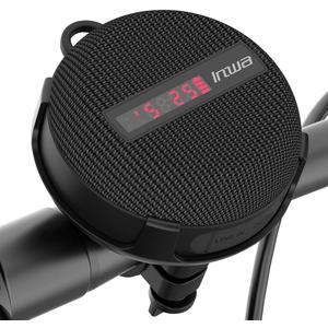 Inwa Portable Bluetooth Speaker, Bike Speakers with Speed Display, Wireless Speaker with 480 Mins Super Long of Playtime. Decent Sound, Compact Size and Loudness for Riding, Hiking, Showering, Golfing