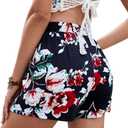 BUENOS NINOS Womens Comfy Summer Beach Short Athletic Sweat Elastic Waist Drawstring Pocketed Sport Casual Shorts (XXL)