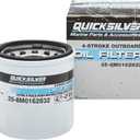 Quicksilver 8M0162832 Oil Filter for Select Mercury 9.9-30hp Outboards