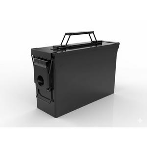 HARDROCK Metal Ammo Can, Ammo Box (30cal+50cal, Black)