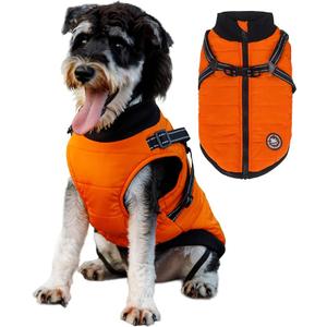 Norbi Warm Dog Coat,Dog Jacket for Small Dogs 2 in 1 Winter Dog Coat, XL