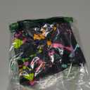 Glow In Dark Splatter Neon Men'S Boxer Briefs Soft Stretch Underwear Fashion Briefs For Men Teens (Large, Black)