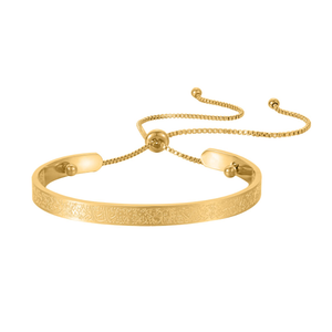 Qitian Islamic Jewelry Gifts for Women Allah Gold Bangles Bracelets Ayatul Kursi Arabic Cuff Bracelet for Women Men Islam Eid Ramadan New Year Gifts