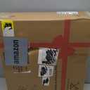 Indestructible Heated Cat House for Outside - Extremely Waterproof & Weatherproof Heated Outdoor Cat House with Escape Door for Winter, Insulated Feral Cat Shelter for Barns Strays, 17.7x15x17.5 in