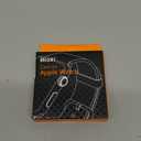 Misxi [2 Pack Waterproof Anti-Scratch Case with Button for Apple Watch Series 9 (2023) Series 8 Series 7 45mm, Hard PC Cover with Tempered Glass Screen Protector for iWatch, 1 Silver + 1 Transparent