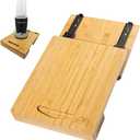 Bamboo Appliance Slider - Wooden Tray for Kitchen Appliances, Coffee Station and Kitchen Organization - Appliance Sliders for Kitchen Appliances, Slider for Coffee Maker (14" x 12" x 2")