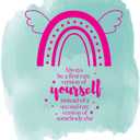 Family First Rate Version of Yourself Inspiring Quote Wall Decal Decoration Rainbow Boho Design Poritive Life Quotes Always Be Lasts Years and Easily Removable - Size: 36 in(W) x 40 in(H)