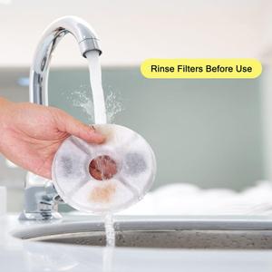 Cat/Pet Water Fountain Filters,  Pack of 6 Replacement Filter Fit for 81oz/2.4L, 3 Filtration System 