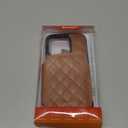 Bocasal Crossbody Wallet Case for iPhone 14 Pro, RFID Blocking PU Leather Zipper Handbag Purse Flip Cover, Kickstand Folio Case with Card Slots Holder Wrist Strap Lanyard 5G 6.1 Inch (Brown)