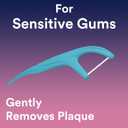 (2 pack) DenTek Comfort Clean Sensitive Gums Floss Picks, Soft & Sleek Ribbon Floss, 150 Count