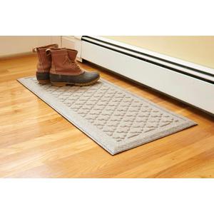 Artisan Entry Indoor Mats for Entryway, Durable & Easy to Clean Tray for Boots, Anti-Slip & Water-Resistant for Front Room, Made in The USA, 15" x 36", Taupe