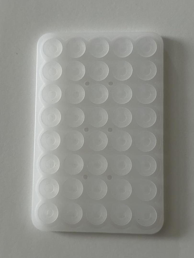 Double Sided Silicone Suction Phone Cups, Clear 