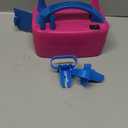 Balloon Pump Electric, Portable Automatic Dual Nozzle Inflator 110V 600W with Tying Tools for Birthday Gender Reveal Baby Shower Balloons Party Decorations (Rose Red)