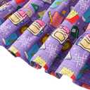 Vieille Toddler Girls Summer Dress Ruffle Sleeveless Casual Beach Sundress Tiered Swing Princess Dress for 2-8 Years (Purple)