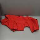 SCENEREAL Fleece Dog Coat Sweaters with Harness Built in, Soft Pullover Dog Pajamas with Zip Boys Girls, Christmas Cold Weather Pet Jacket Clothes Outfits for Puppy Small Medium Large Dogs, Red L (Large(Back Length 20.5"))