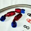 Turbo Oil Drain Return & Feed Line T3 T4 T04E T60 T61 T70 Complete Kit 