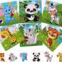 NASHRIO Wooden Puzzles for Toddlers 3-5 Years Old(Set of 6), 9 Pieces Preschool Educational and Learning Animal Jigsaw Puzzle Toy Gift Set for Boys and Girls (9 Pcs-01)
