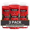 Old Spice Aluminum Free Deodorant for Men, 24/7 Odor Protection, 24/7 Freshness & Lasting Scent, Swagger with Cedarwood Scent, 3.8 oz (Pack of 3)