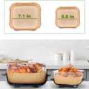 Air Fryer Liners for Ninja Crispi, Disposable 125 + 125 Pcs Ninja Crispi Accessories for Ninja Crispi 4-in-1 Portable Glass Air Fryer Cooking System, Non-Stick Ninja Crispi Liners Disposable