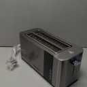 Mueller UltraToast Full Stainless Steel Toaster 4 Slice, Long Extra-Wide Slots for Bagels and Waffles, 6 Browning Levels, LED Display, Cancel/Defrost/Reheat Functions & Removable Tray, Kitchen Gadgets