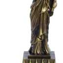 ZOVIE 7.1" America Metal Statue of Liberty Model Souvenir Copper Home Decor Gift for Friends