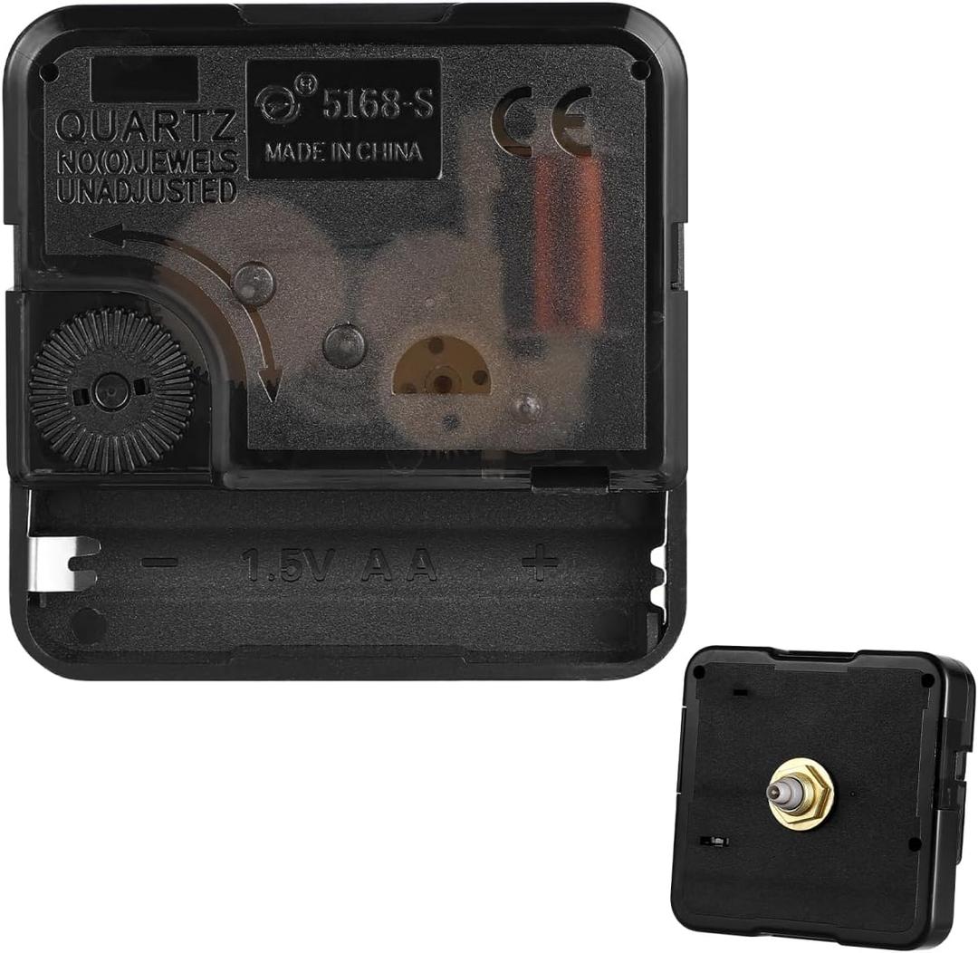 Wall Clock Electric Alarm Clock Quartz Clock Mechanism Replacement Quartz Clock Movement Mechanism Replacements Battery Operated DIY Repair Part Replacement Stepper Motors Clock Kit