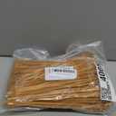 XINGO 500 Pack, 8 Inch Nylon Cable Zip Ties, Self-Locking Plastic Wire Ties in Multiple Sizes and Colors, 40 Lbs (8 Inch, Gold)