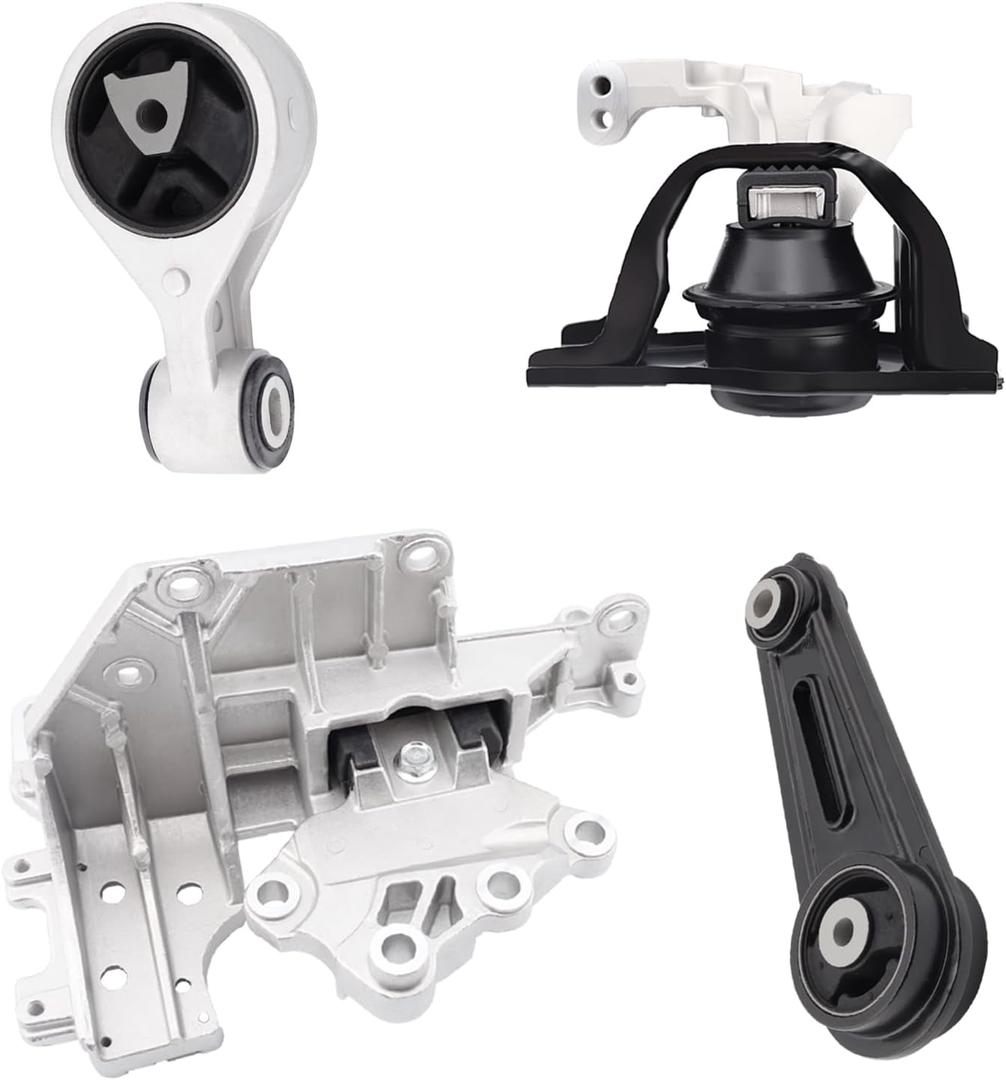 Engine Motor Mount Compatible with Nissan 2008-2013 Nissan Rogue 2.5L 2014-2015 Rogue Select 2.5L FWD 2007-2012 Sentra 2.5L CVT Replacement for A7370 A7384 10092 A4351 A4352 Set of 4, CF4351