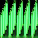 Sotiff 48 Pcs Bright 6 Inch Large Glow Sticks Bulk Emergency Glow in The Dark Sticks with 12 Hour Duration for Camping Hiking Outdoor Parties Activities Survival Storms (Green)