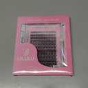 Wispy Lash Clusters Kit 10-18mm Mix D Curl Eye Lashes Wispy Lash Cluster False Eyelash Clusters DIY Lash Extension Kit with Lash Bond & Seal, Lash Glue Remover, Lash Tweezers(U13 Lash Kits)