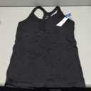 ATTRACO Workout Tank Tops for Women with Built in Bra Golf Yoga Athletic Shirts Slim Fit Black XL