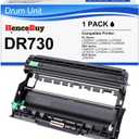 DR730 Drum Unit (Not Toner) Replacement for Brother DR730 DR-730 DR760 DR-760 Drum Unit Work with MFC-L2750DW HL-L2370DW MFC-L2710DW HL-L2350DW DCP-L2550DW Printer (1 Pack, Black)