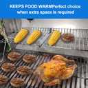 Uniflasy Grill Warming Rack for Char Griller 5050, 5650, 3001, 2223, 5072, 2823, 3030 Grills, Grill Warming Grate for Chargriller 5050 5650 Gas & Charcoal Grill