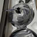 ZMISHIBO 72 inch Large Ceiling Fans with Lights and Remote, Indoor/Outdoor Black Modern Ceiling Fan for Kitchen Living Room Patio, 6 Speed Reversible Quiet DC Motor, 3 CCT, Dual Finish 8 Blades