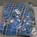 Kuoser Warm Dog Coat, Waterproof Dog Jacket for Extra Large Dogs, Adjustable Durable XXXL Doggie Winter Coat Reversible Puppy Cold Weather Apparel for Large Breed, Blue 3XL